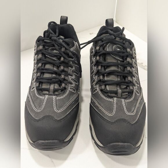 Hytest Unisex Poron XRD Leather Shoes still toe black safety shoes boots sz 9.5W - Picture 5 of 12